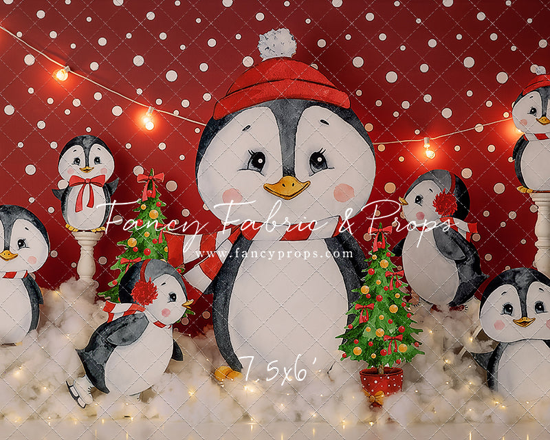 Snowy Penguin Friends