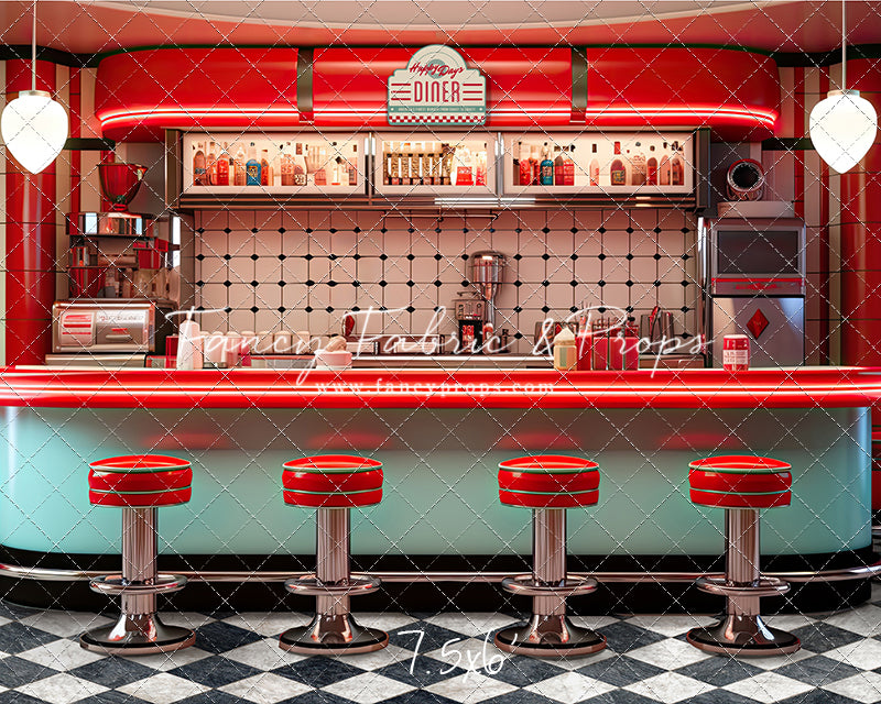 Soda Pop & Sock Hop Diner - With Sweep Option