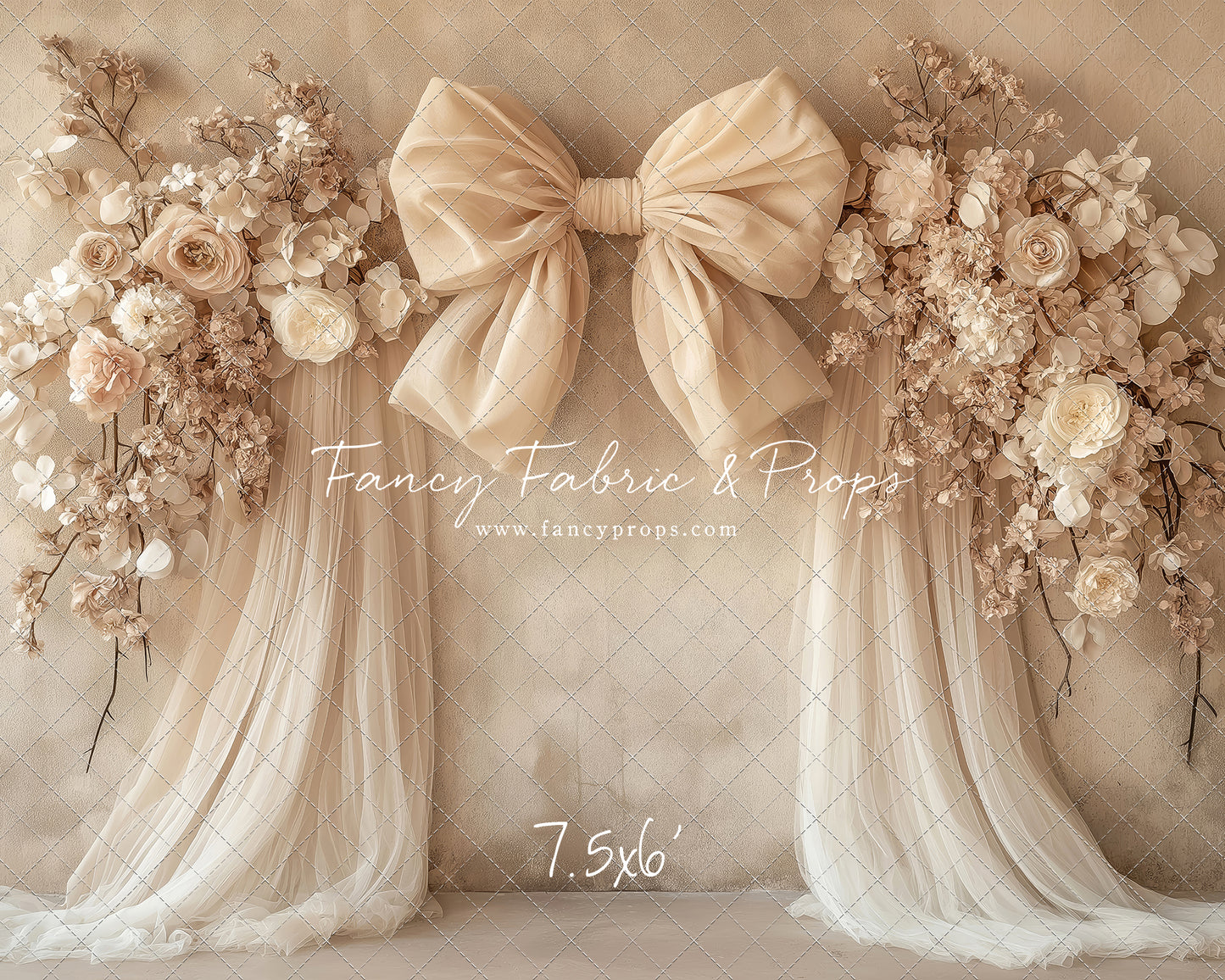 Soft Bow & Tulle - With Sweep Option