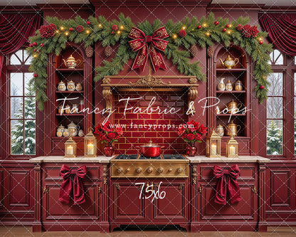 Sophisticated Scarlet Kitchen - With Sweep Option