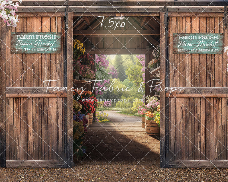 Farm Fresh Flower Barn - With Sweep Option