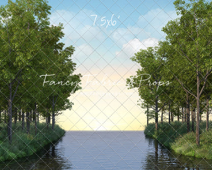 Spring at the Lake - With Sweep Option