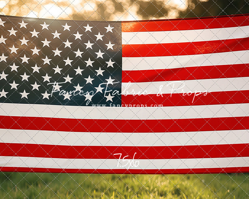 Stars & Stripes Sunset - With Sweep Option