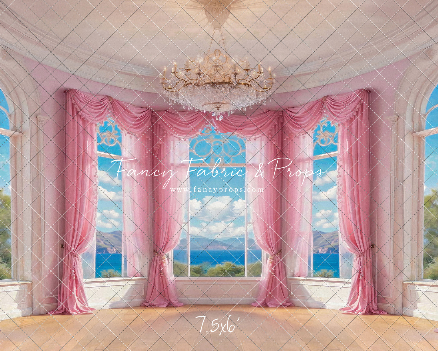 Summer Season Victorian Window - Wood Floor - With Sweep Option