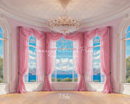 Summer Season Victorian Window - Wood Floor - With Sweep Option