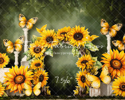 Sunny Flowers & Butterflies