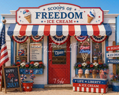 Sweet Liberty Ice Cream - With Sweep Option