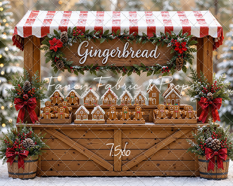 Sweet Spruce Gingerbread Stand - With Sweep Option