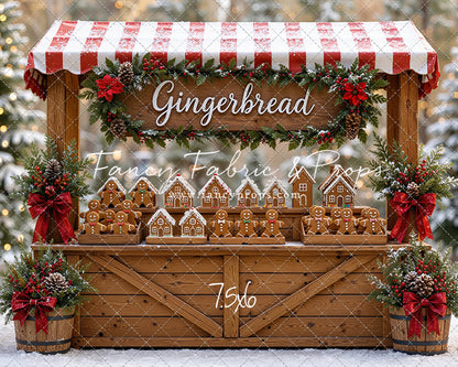 Sweet Spruce Gingerbread Stand - With Sweep Option