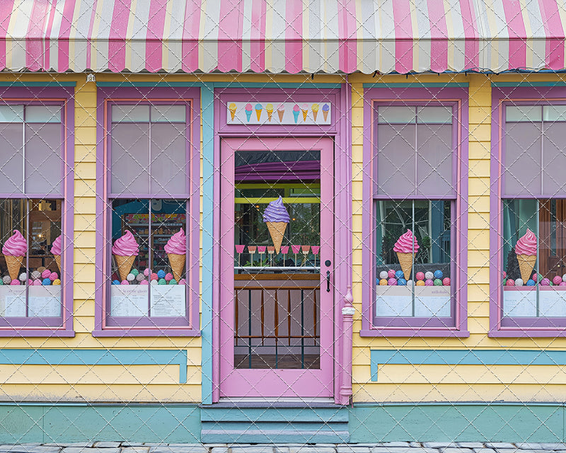 Sweet Summer Ice Cream Shop - With Sweep Option