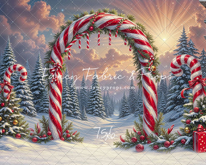 Sweet Trail To Santa - with Sweep Option