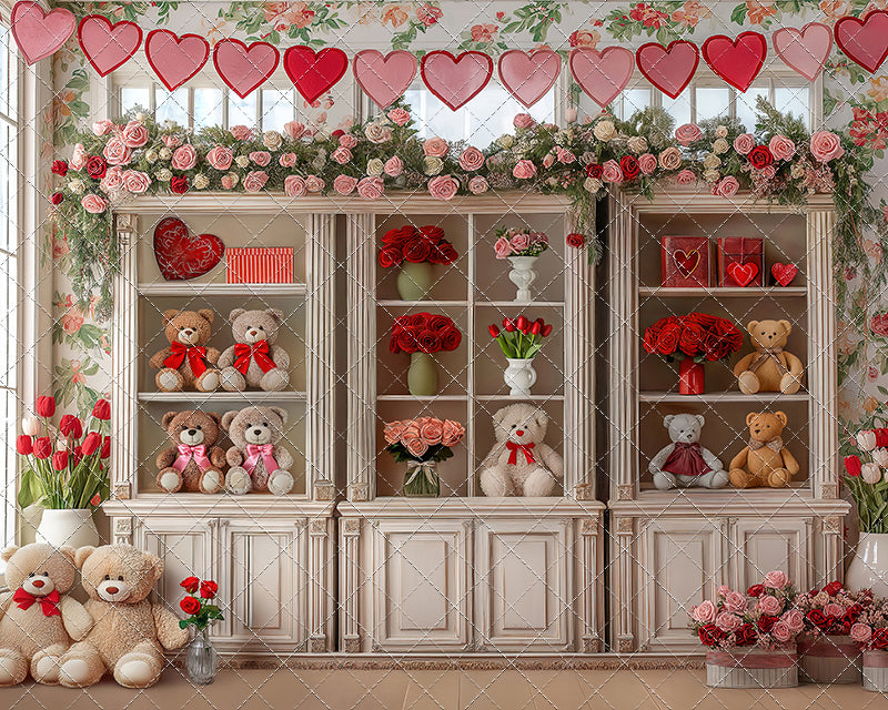 Teddy's Sweetheart Corner - With Sweep Option