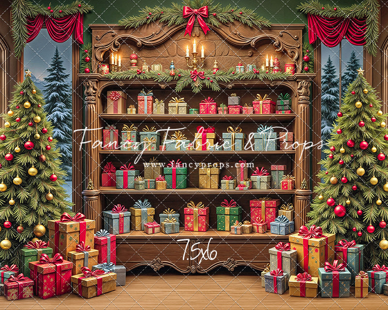 The Christmas Curio Cabinet - with Sweep Option