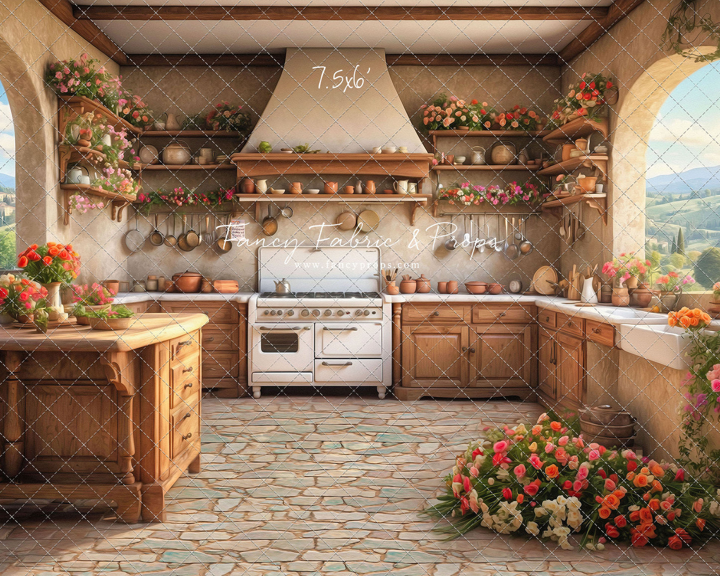 Tuscan Kitchen- With Sweep Option