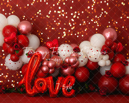 Valentine Balloons & Bokeh