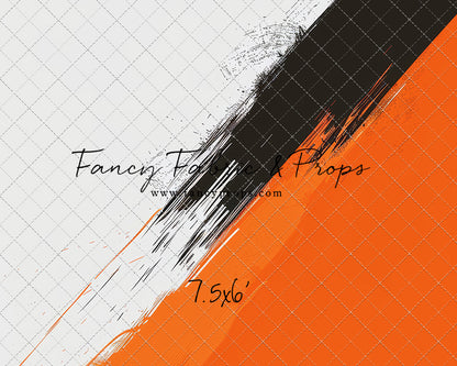 Varsity Orange & Black