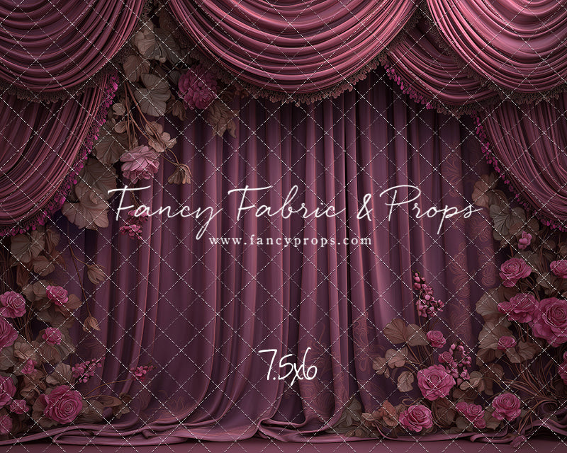 Vintage Plum Romance - With Sweep Option