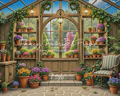 Violet Lavender Greenhouse - With Sweep Option