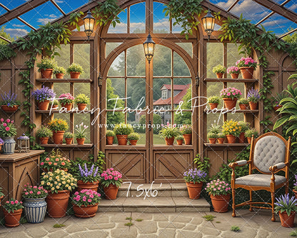 Vivid Blooming Greenhouse - With Sweep Option