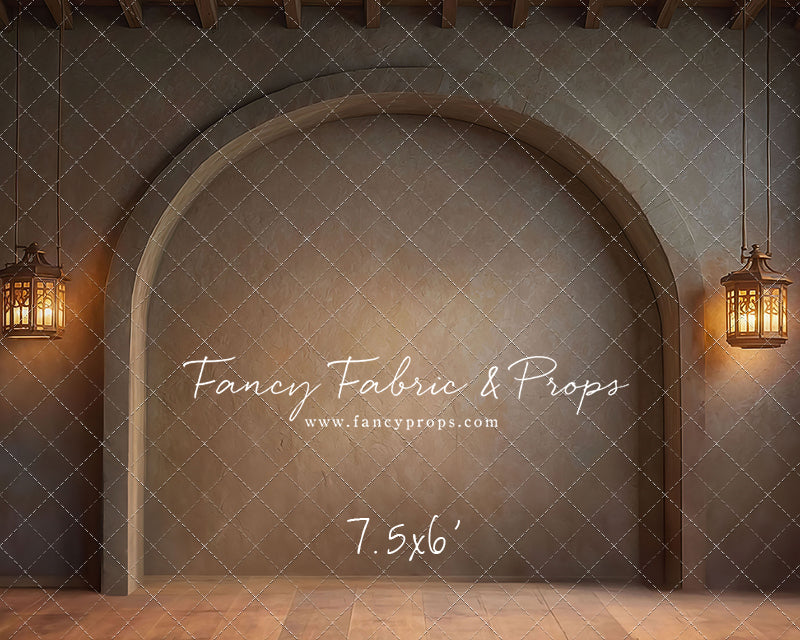 Warm Amber Alcove - With Lights - With Sweep Option