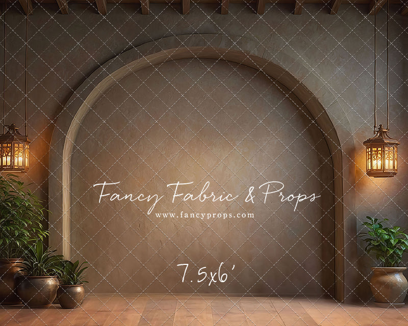 Warm Amber Archway - No Bench - With Sweep Option