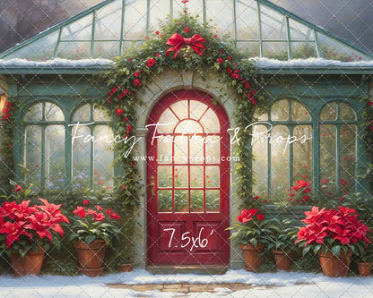 Whimsical Winter Greenhouse - With Sweep Option