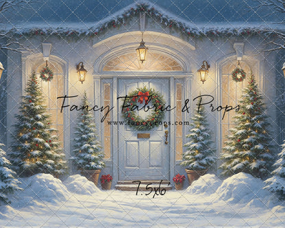 White Christmas Welcome - With Sweep Option