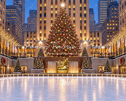 Wintertime Skating Rink - with Sweep Option