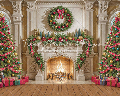 Yuletide Hearth - with Sweep Option