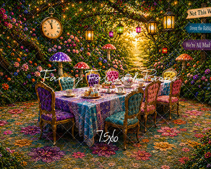 Blooming Garden Tea Party - With Sweep Option