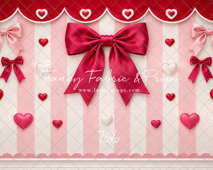 Bow Tied Valentine Wall - With Sweep Option