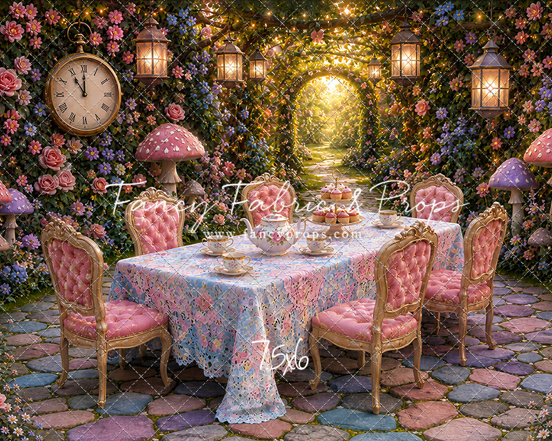 Pastel Tea Party - With Sweep Option