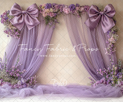 Amethyst Bow Blooms - With Sweep Option
