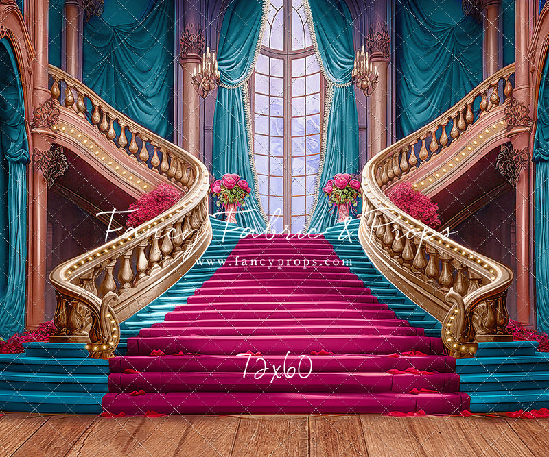 Ballroom Royal Staircase - Cyan - With Sweep Option