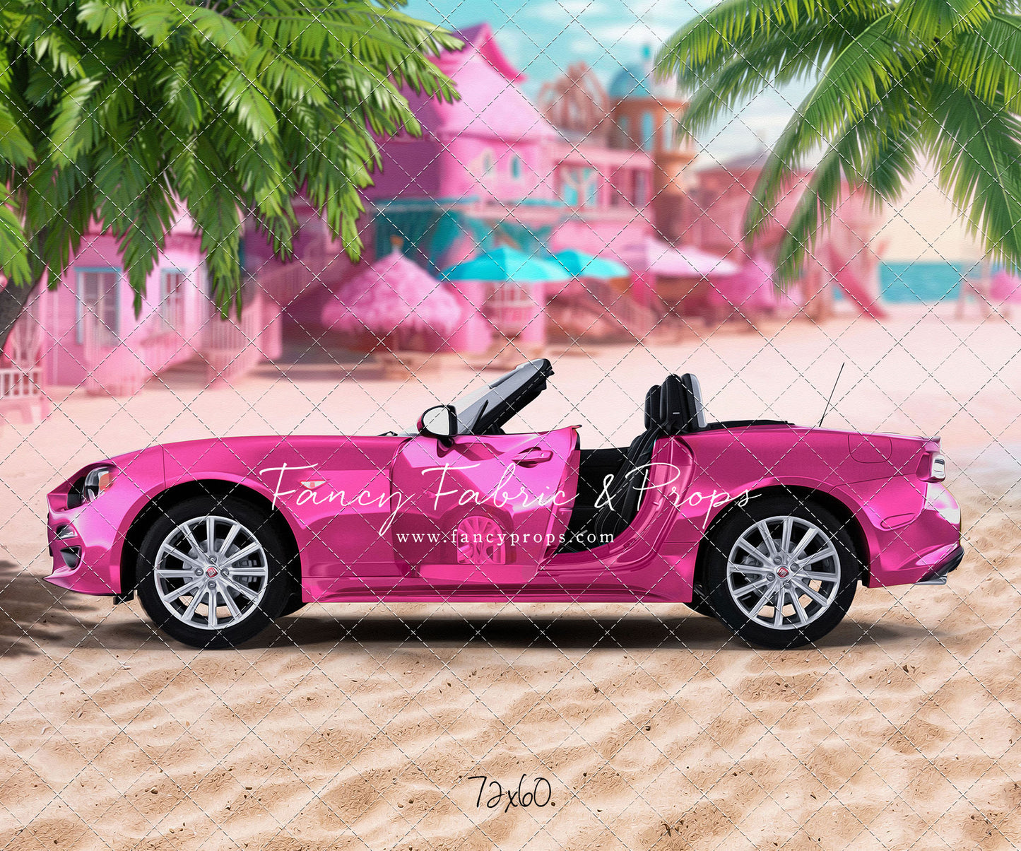 Beach Convertible -Pink - With Sweep Option