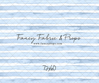 Blue Watercolor Stripes