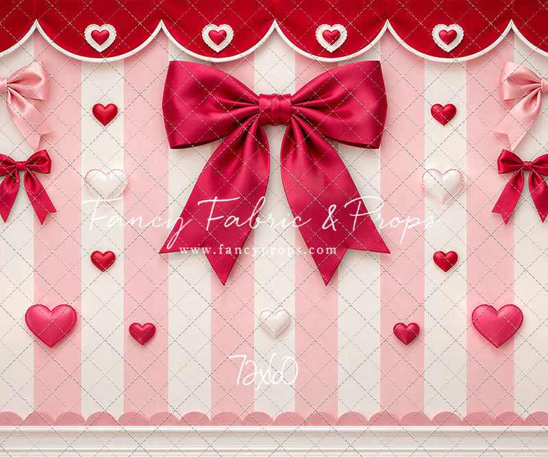 Bow Tied Valentine Wall - With Sweep Option