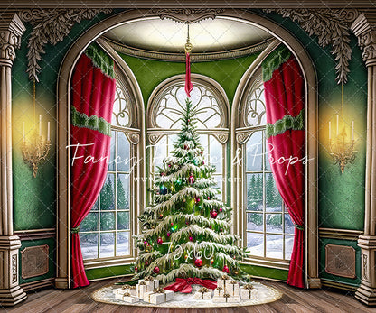 Cathedral Christmas - Wood Floor Option - with Sweep Option