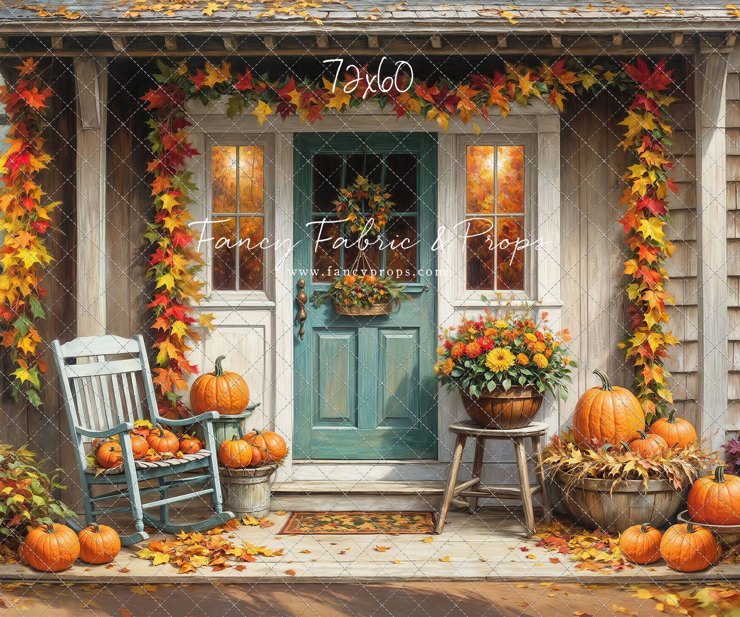Charming Autumn Porch - With Sweep Option