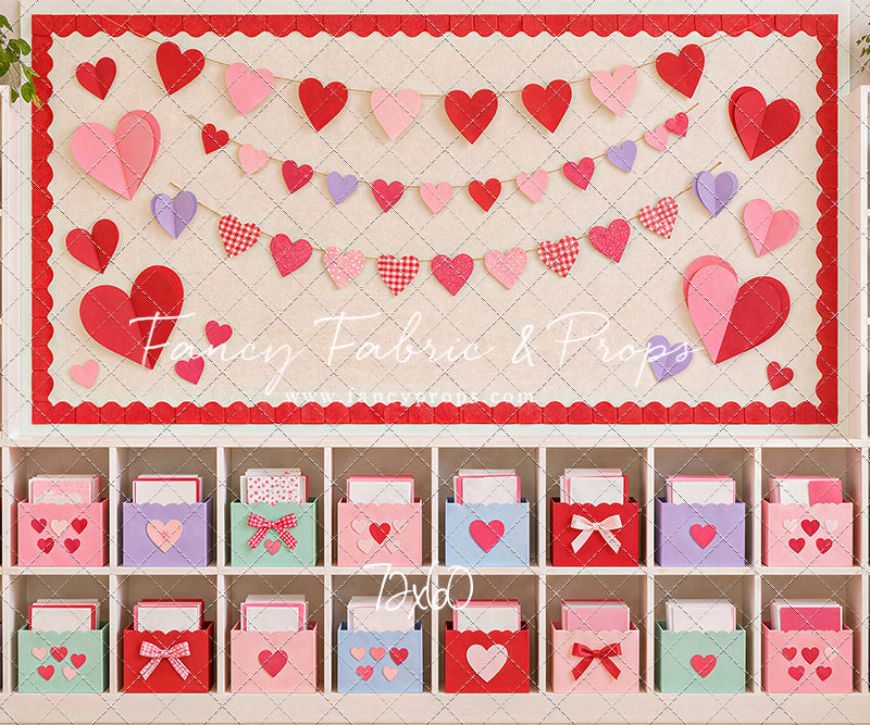 Cheerful Valentine Classroom - With Sweep Option