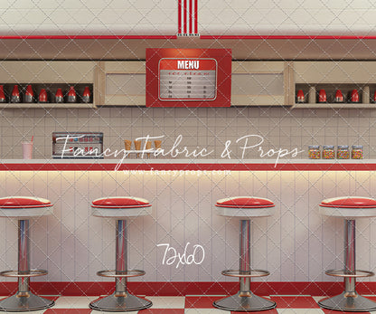 Cherry Cream Diner - With Sweep Option