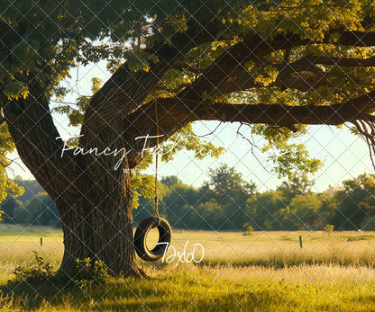 Childhood Tire Swing - with Sweep Option