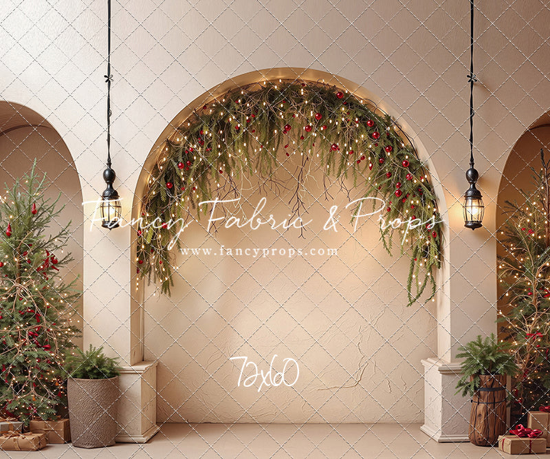 Christmas Courtyard Arch - With Sweep Option