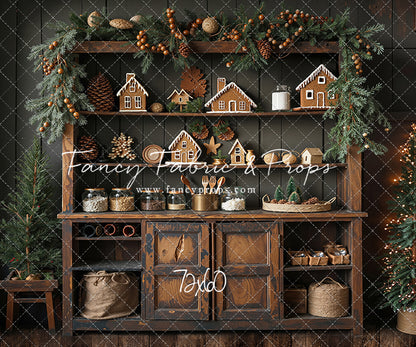 Christmas Kitchen Charm - With Sweep Option