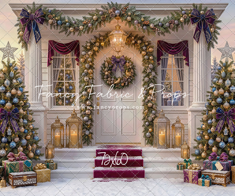 Christmas Plum Home - With Sweep Option