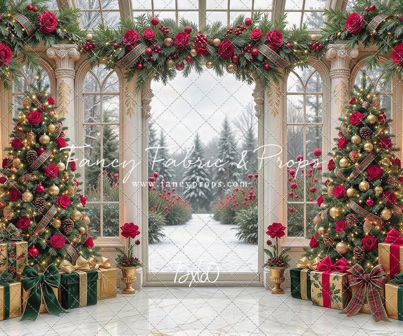 Christmas Rose Gala - with Sweep Option
