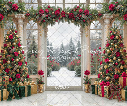 Christmas Rose Gala - with Sweep Option