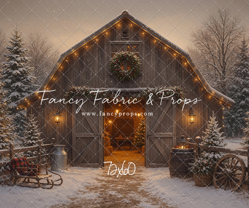 Christmas In The Timber Barn - with Sweep Option