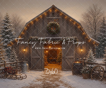 Christmas In The Timber Barn - with Sweep Option