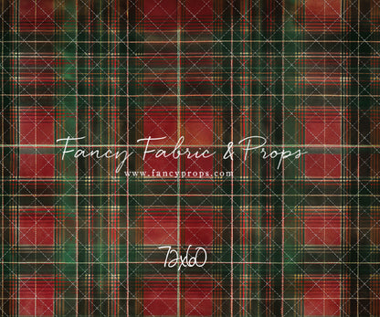 Classic Christmas Plaid - With Sweep Option